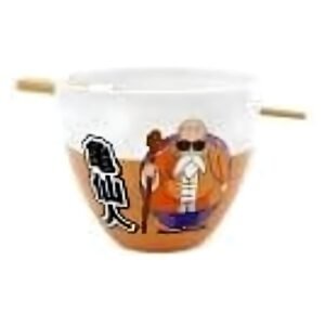 JUST FUNKY Dragon Ball Z - Bol à Ramen Avec Baguette 470ml - Roshi