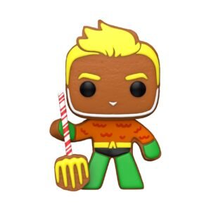 Funko Pop! Heroes: DC Holiday - Aquaman - Galleta de Jengibre - DC