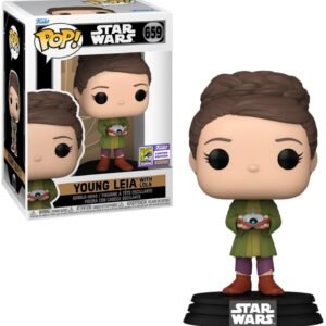 Funko Pop! Star Wars: Princesa Leia con Lola (SDCC'23), Figura de