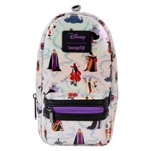 Loungefly Disney Villains Iridescent Mini Backpack Pencil Case