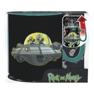 RICK & MORTY - Mug de Cerámica, thermoréactif - 460 ml - Vaisseau