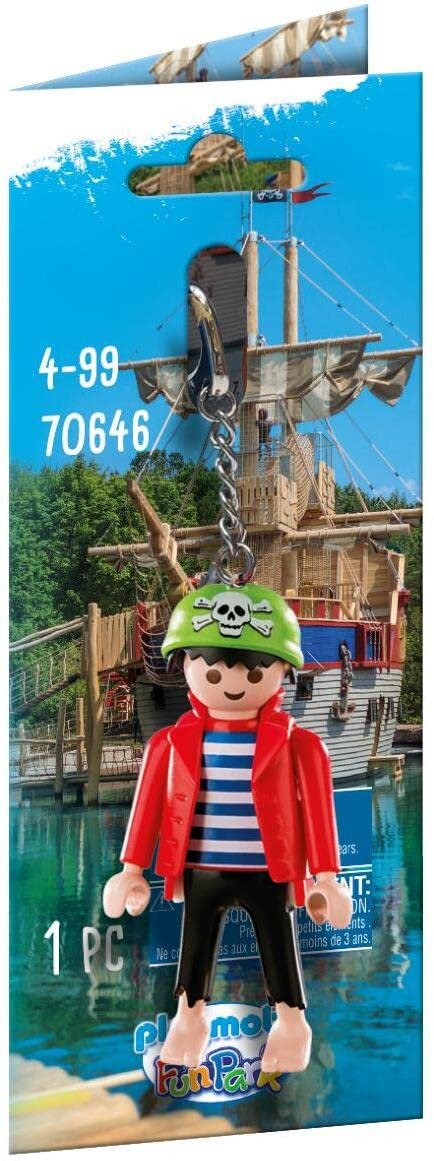 PLAYMOBIL Llavero Pirata Rico 70646, a Partir de 4 años