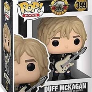 Funko Pop! Rocks: GNR - Duff McKagan McKagan - (1980's) - Guns N Roses - Figura de Vinilo Coleccionable - Idea de Regalo- Mercancia Oficial - Juguetes para Niños y Adultos - Music Fans