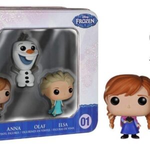 Funko 4797 Pocket POP Tin Frozen Elsa Anna Olaf Figure (Pack of 3)