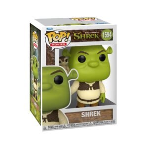 Funko Pop Movies: Shrek Dream Works 30th, Shrek with Snake, Figura de