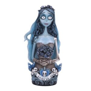 Nemesis Now Busto Emily de Novia cadáver con Licencia Oficial, Azul,