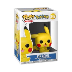 Funko Pop! Games: Pokemon, Pikachu, (Sitting), Figura de Vinilo