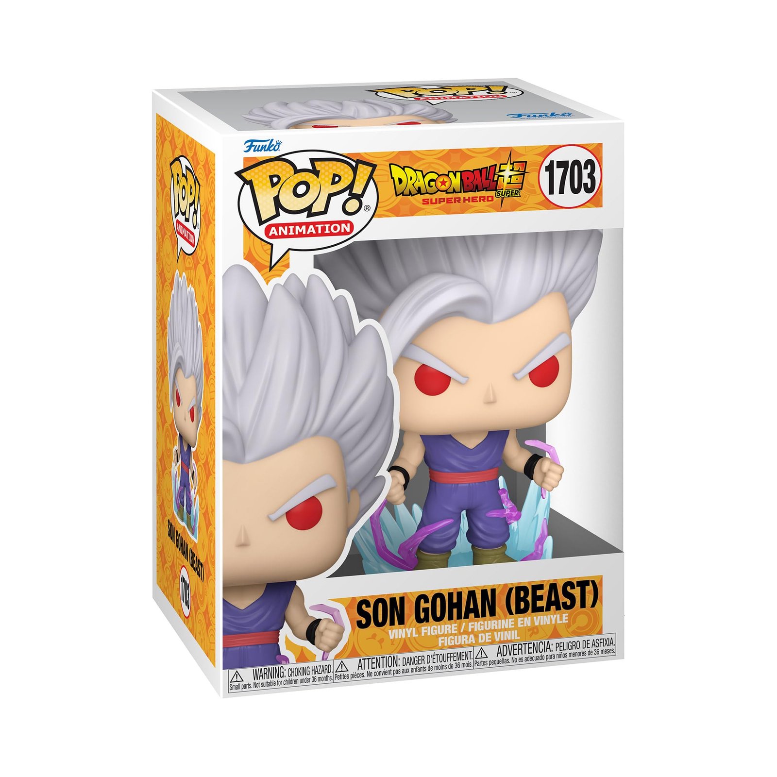 Funko Pop! Animation: DBSSH - Gohan UI - 1/6 de Probabilidades de