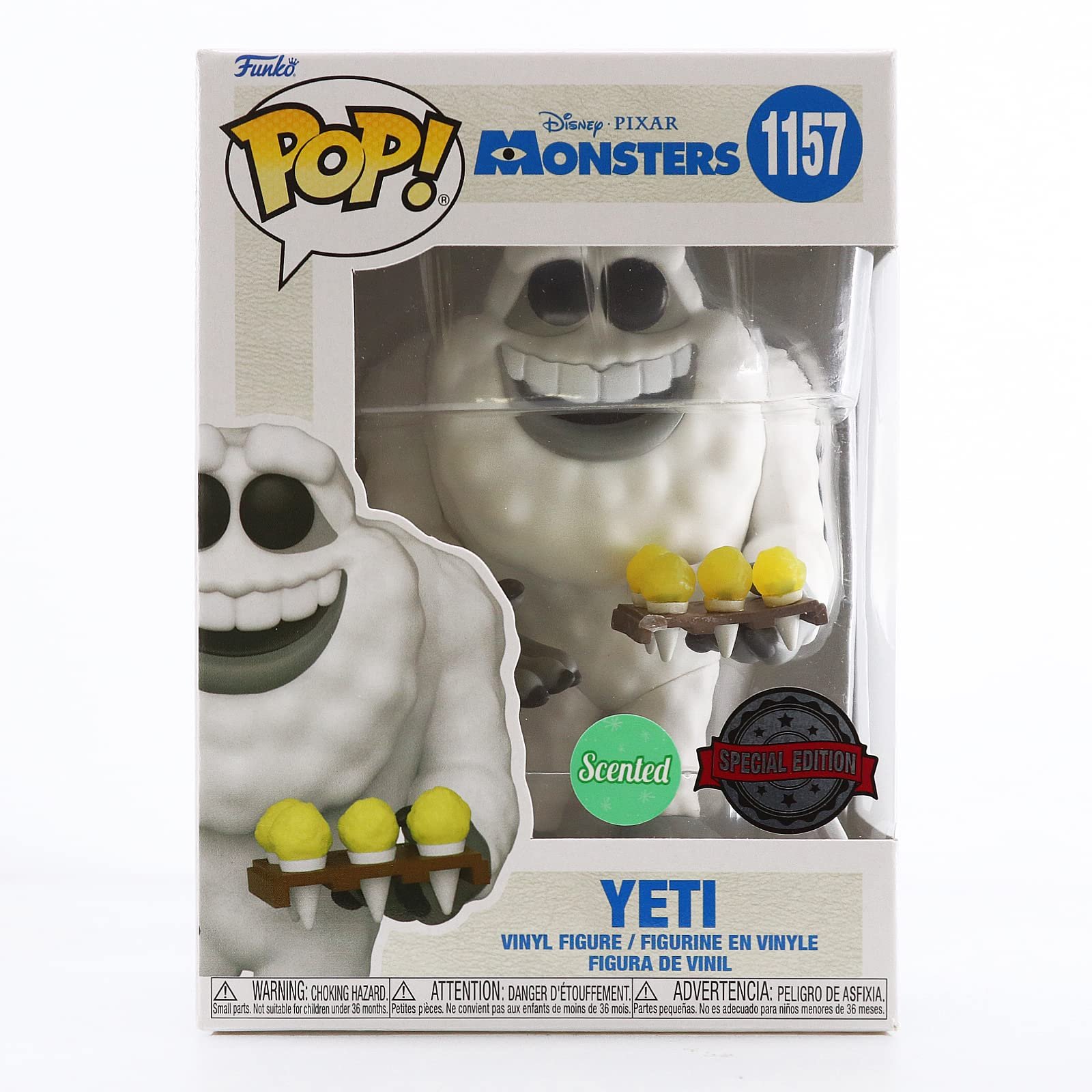 Funko Pop! Disney: Disney Pixar Monsters Inc 20th - Yeti - Perfumado