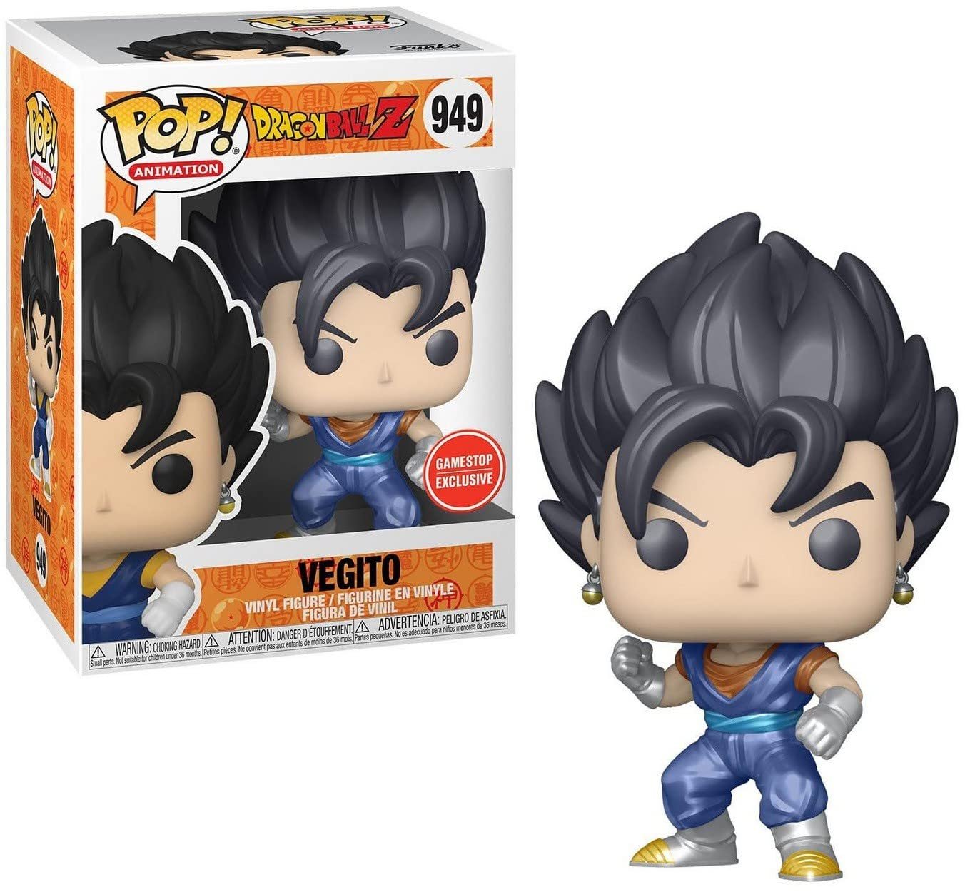 Funko Pop Dragon Ball Vegito Metallic #949 Pop Exclusive Edition