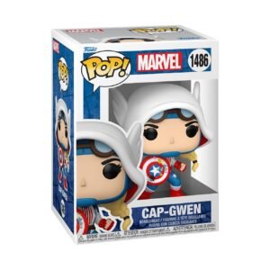 Funko Pop! SGGV - Captain America Gwen - Cómics Marvel - Figura de Vinilo Coleccionable - Idea de Regalo - Mercancia Oficial - Juguetes para Niños y Adultos