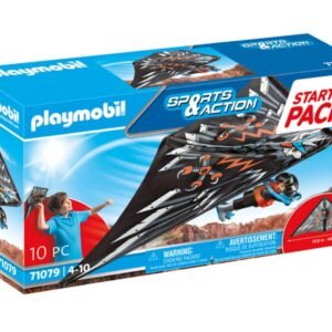 PLAYMOBIL Sports y Action 71079 Starter Pack Deltaplano, Stuntman con