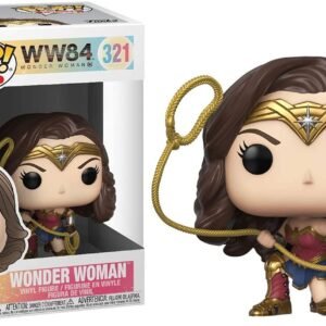 Funko Pop! Heroes: WW 1984- Wonder Woman with Lasso - Metálico -