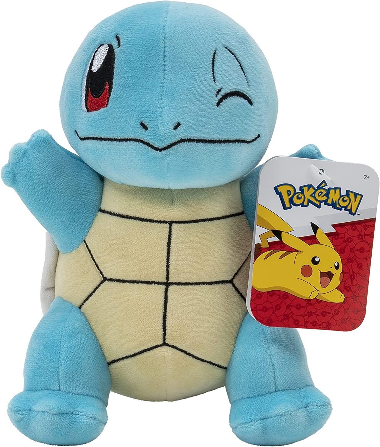 Pokémon Squirtle - Peluche con Detalles auténticos, Juguetes para