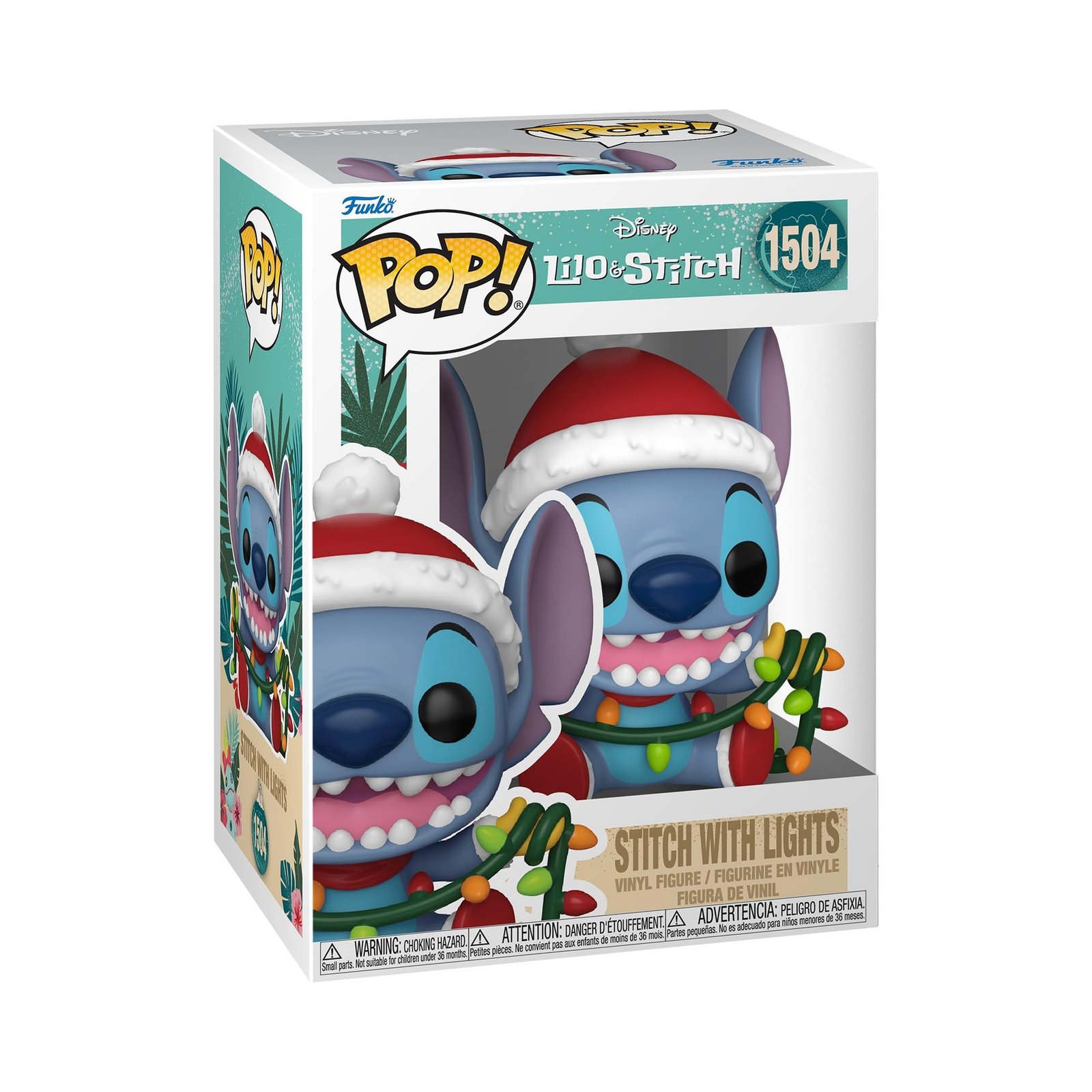 Funko Lilo & Stitch Figura Vinilo Stitch with Lights (Holiday) 1504