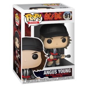 Funko POP! Rocks: AC/DC - Angus Young - 1/6 Probabilidades De Obtener Una Variante Rara - Figuras Miniaturas Coleccionables Para Exhibición - Idea De Regalo - Mercancía Oficial - Fans De Music