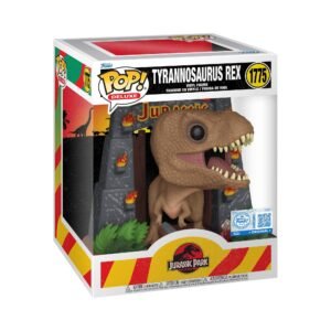 Pop! Deluxe: Jurassic Park - T-Rex w/Gates - Collectable Vinyl Figure